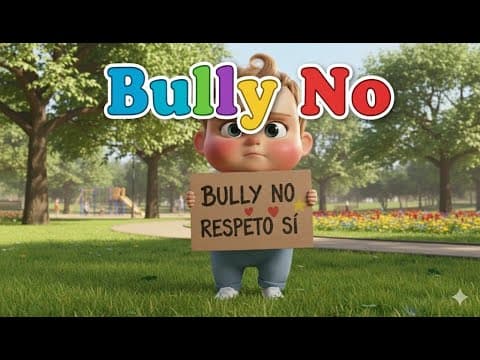 Imagen de la canción infantil Bully No, Respeto Sí de Caficuentos canciones