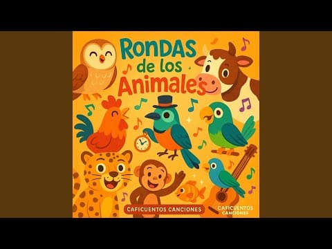 Carátula del álbum Rondas infantiles de los animales de Caficuentos canciones