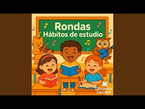 Carátula del álbum Rondas habitos de estudio de Caficuentos canciones