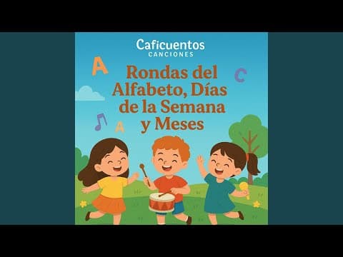 Carátula del álbum Rondas del Alfabeto, Días de la Semana y Meses - Caficuentos Canciones de Caficuentos canciones