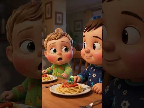 A masticar con la boquita cerrada con Juan y Miguel! 🍝✨👶#sh…