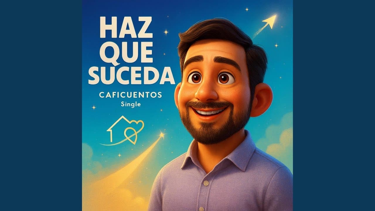 Carátula del álbum Haz que suceda de Caficuentos canciones
