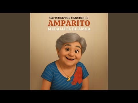 Carátula del álbum Amparito medallita de amor de Caficuentos canciones