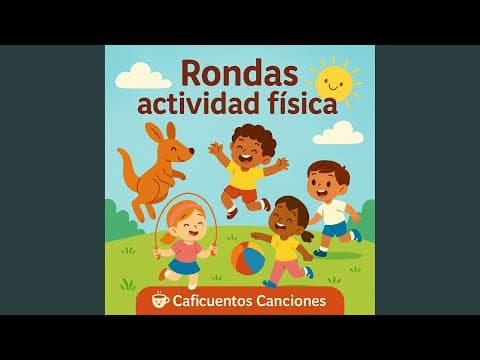 Carátula del álbum Rondas infantiles: actividad física de Caficuentos canciones