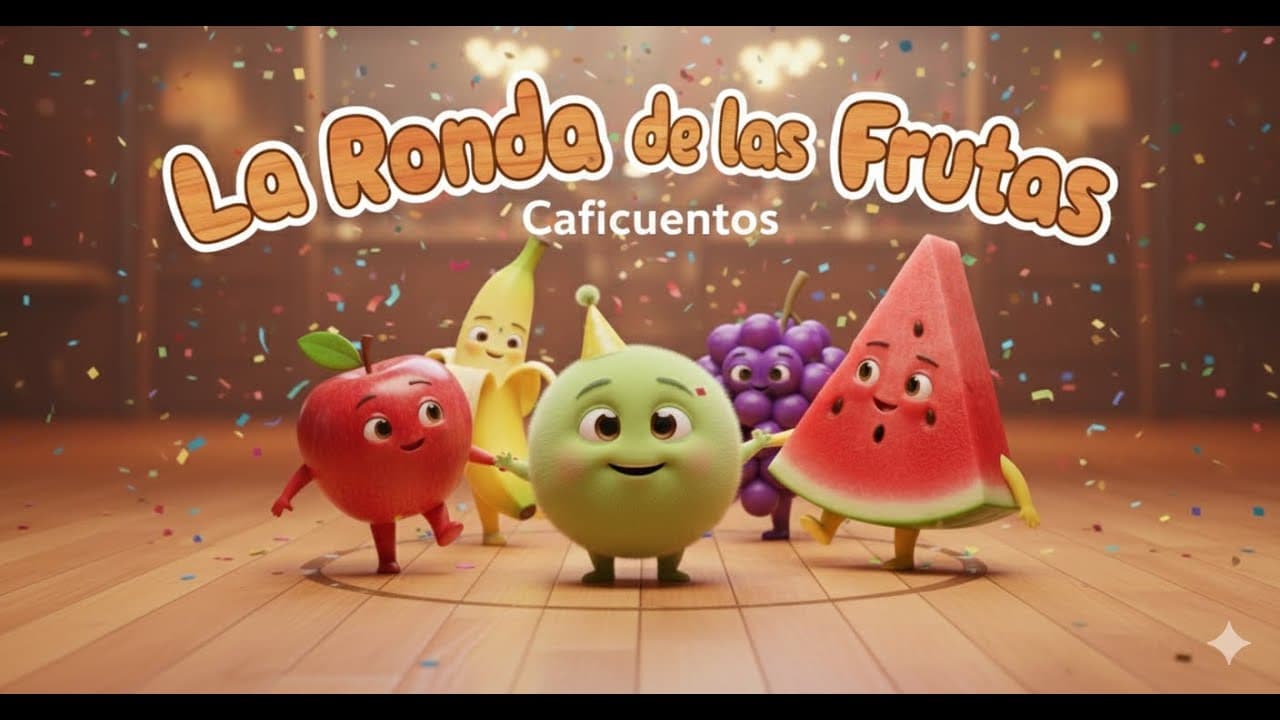 Carátula de la canción Ronda de las frutas de Caficuentos canciones