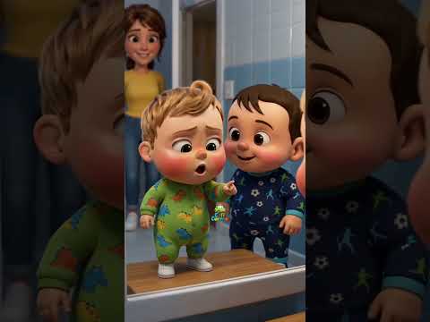 Aprendo Mi Nombre en el Espejo! 🪞👶 "¡Yo Soy Miguel!" ✨#shorts