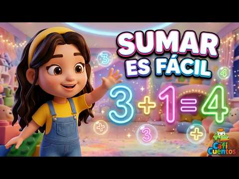 Imagen de la canción infantil ¡A sumar, a sumar! de Caficuentos canciones