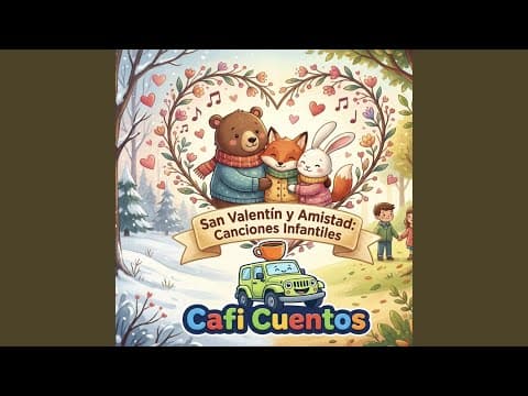Carátula del álbum Amor, Amistad y San Valentín (Música Infantil) de Caficuentos canciones