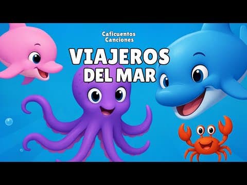 Imagen de la canción infantil Viajeros del Mar de Caficuentos canciones