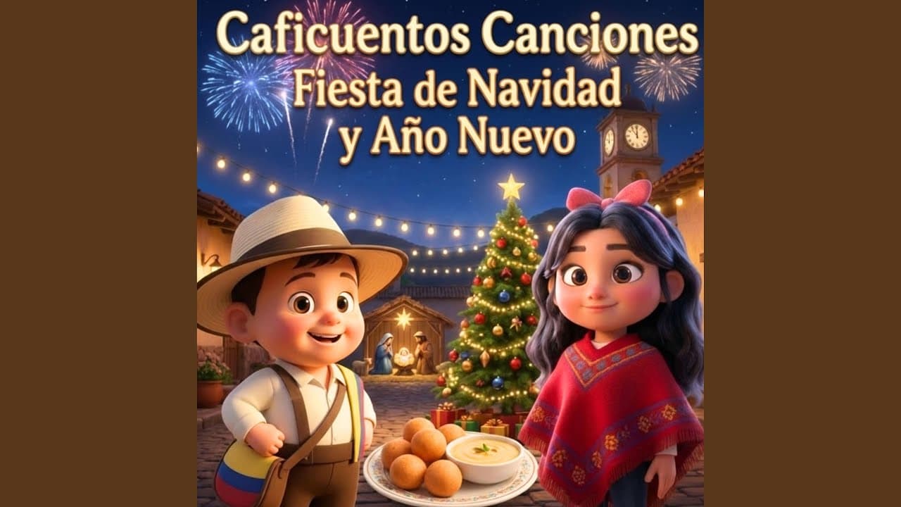 Carátula del álbum Navidad Mágica con Caficuentos: Villancicos y Fiestas de Caficuentos canciones
