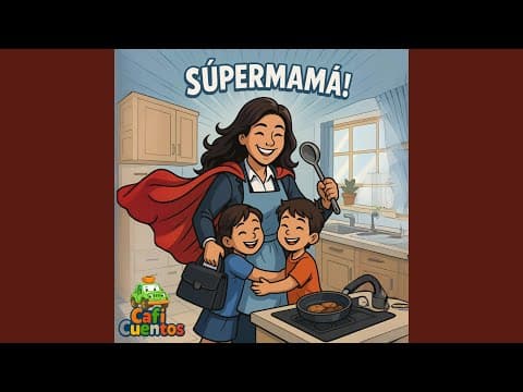 Carátula del álbum Súpermamá de Caficuentos canciones