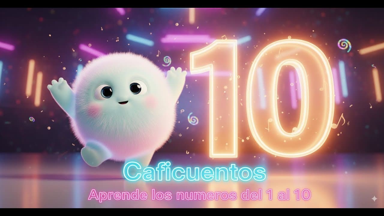 Carátula de la canción La ronda de los números de Caficuentos canciones
