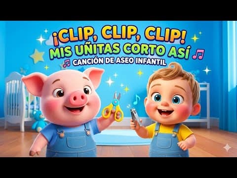 Imagen de la canción infantil Ronda infantil: Mis uñitas corto así de Caficuentos canciones