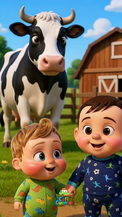 ¡El concierto de la granja! 🐮🐔🎶" ¿Cómo dice la vaca? ¿Y el patito? 🐮 🦆 Hoy Juan y Miguel se convirtieron en directores de orquesta en la granja y armaron un supermix de sonidos que tus peques van a querer imitar de inmediato. 🌾 ✨ Las onomatopeyas son la herramienta perfecta para soltar la lengüita de los más chicos de casa. 🧠👶 ¿Cuál es el animal favorito de tu hijo? ¡Déjanos su sonido en los comentarios! 👇 #CafiCuentos #EstimulacionLinguistica #HablarEnBebes #AnimalesDeLaGranja #Preescolar #Niños #Bebes #Maternidad #Paternidad #VideosEducativos #AprendeJugando